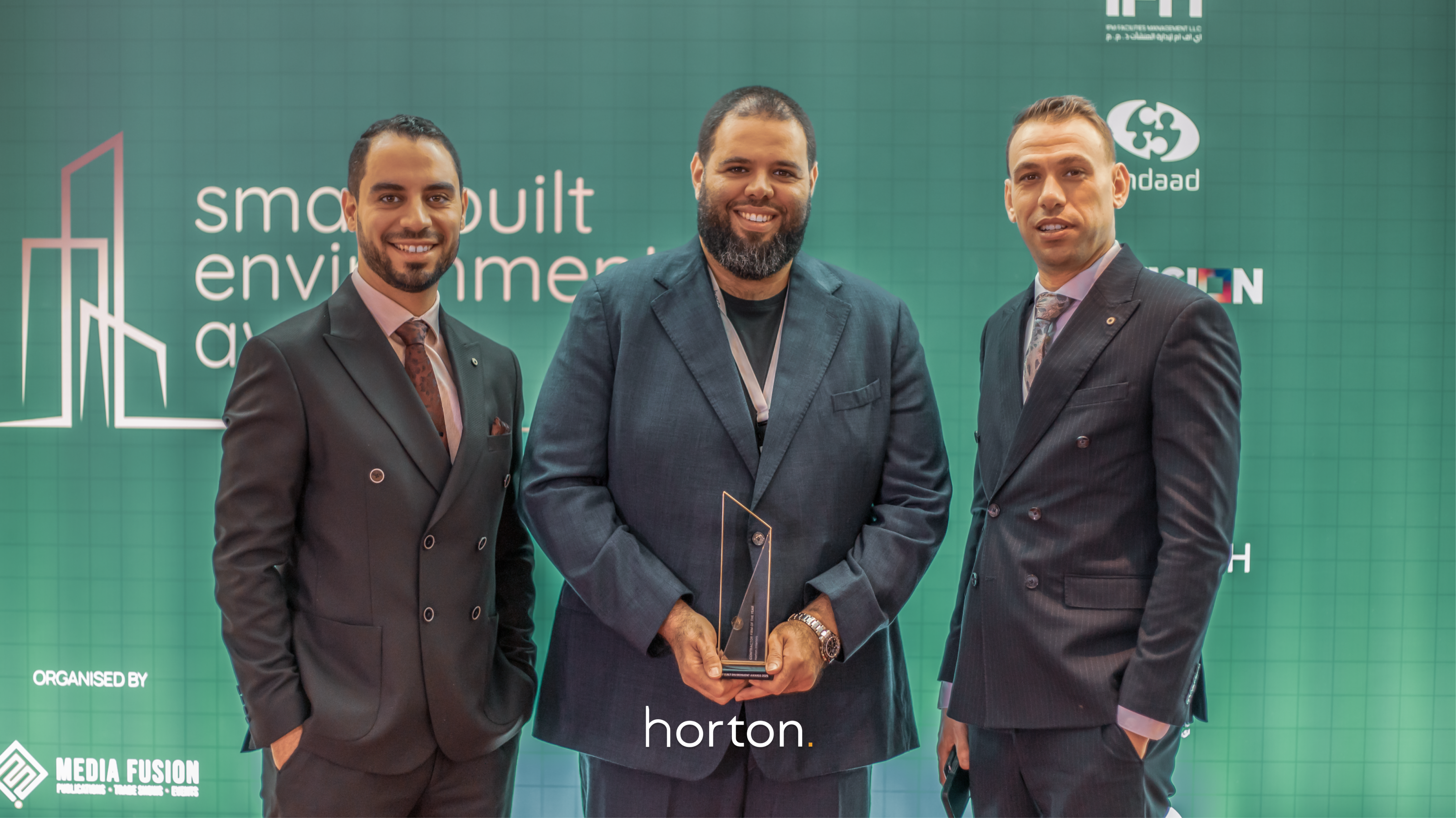Horton Interiors wins Gold for Contractor Firm of the Year at the Smart Built Environment Awards 2025